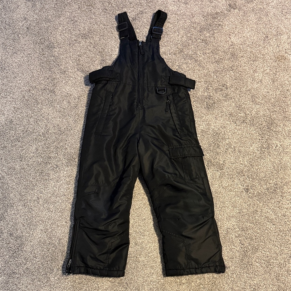 Black Kids Snow Bib